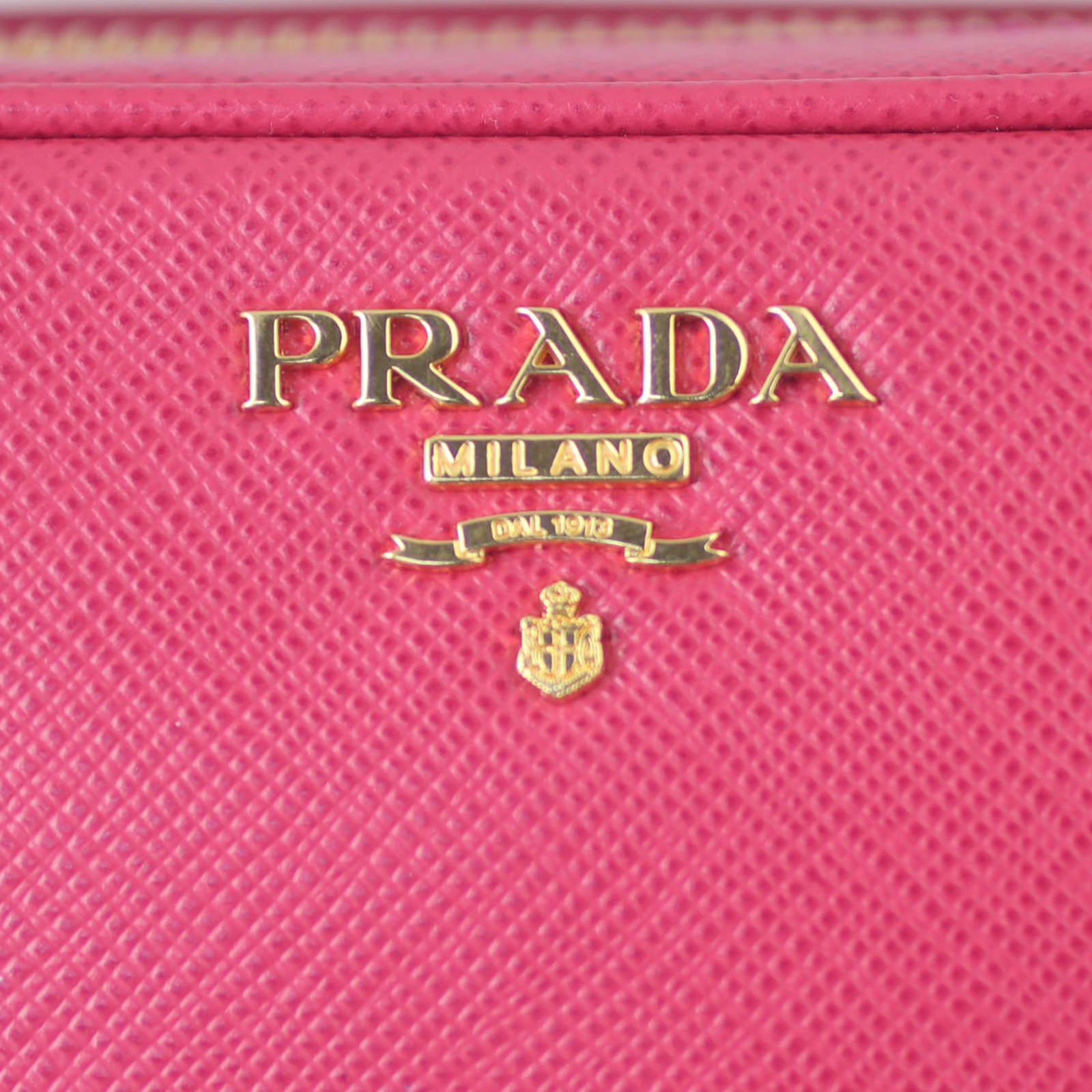 Prada Saffiano Camera Crossbody Bag Mini Hardware