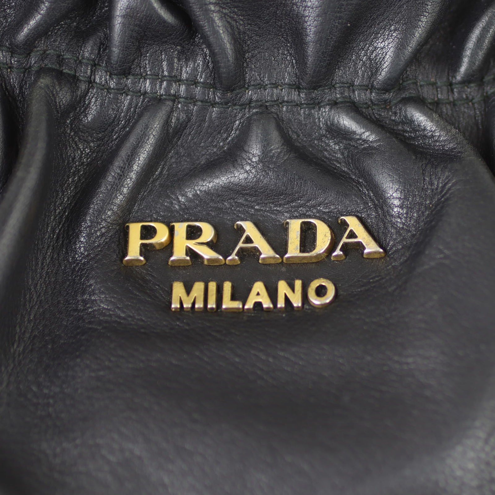 Prada Soft Leather Top Handle Tote Hardware