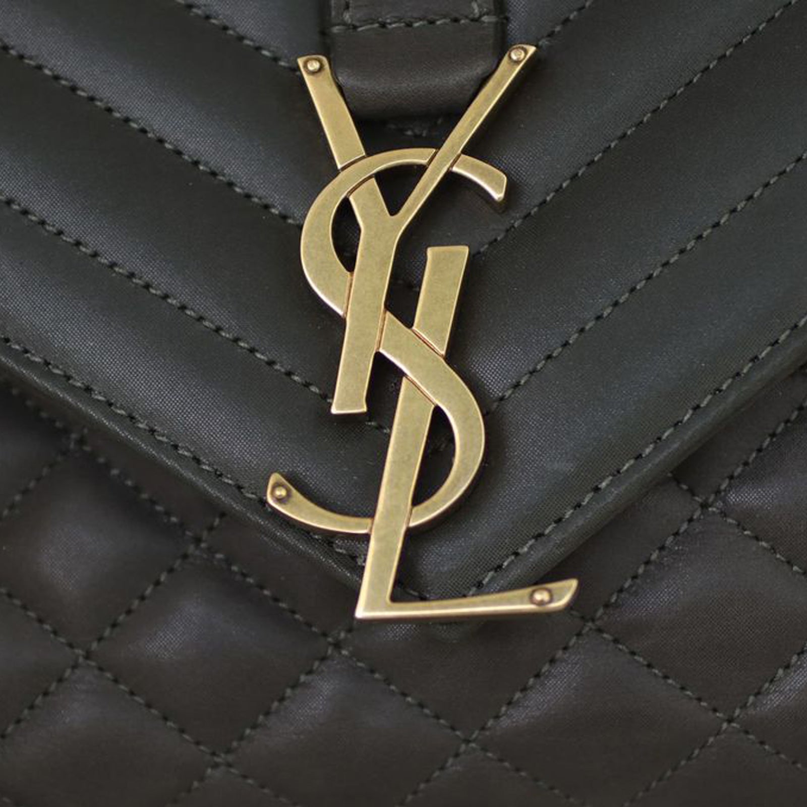 Saint Laurent Tri-Quilt Soft Envelope Bag Large Hardware