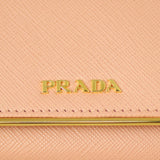 Prada Saffiano Metal Continental Wallet Hardware