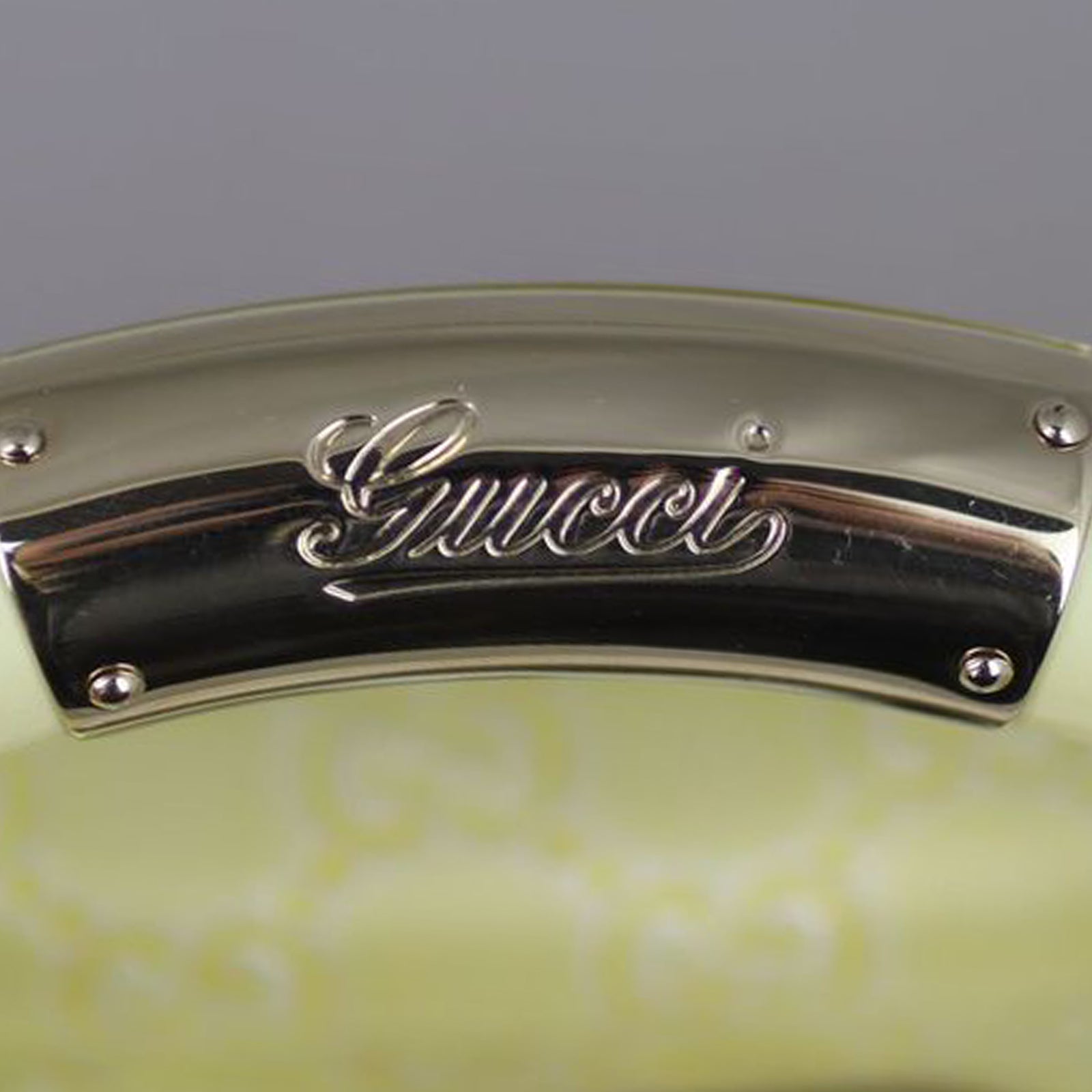 Gucci Indy Guccissima Patent Tote Hardware