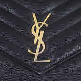 Saint Laurent Monogram Envelope Chain Wallet Hardware