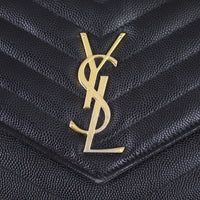 Saint Laurent Monogram Envelope Chain Wallet Hardware