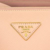 Prada Saffiano Lux Galleria Double Zip Tote Medium Hardware