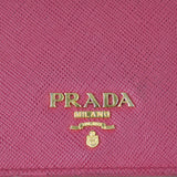 Prada Saffiano Compact Wallet Hardware