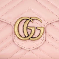 Gucci GG Marmont Matelasse Chain Wallet Hardware