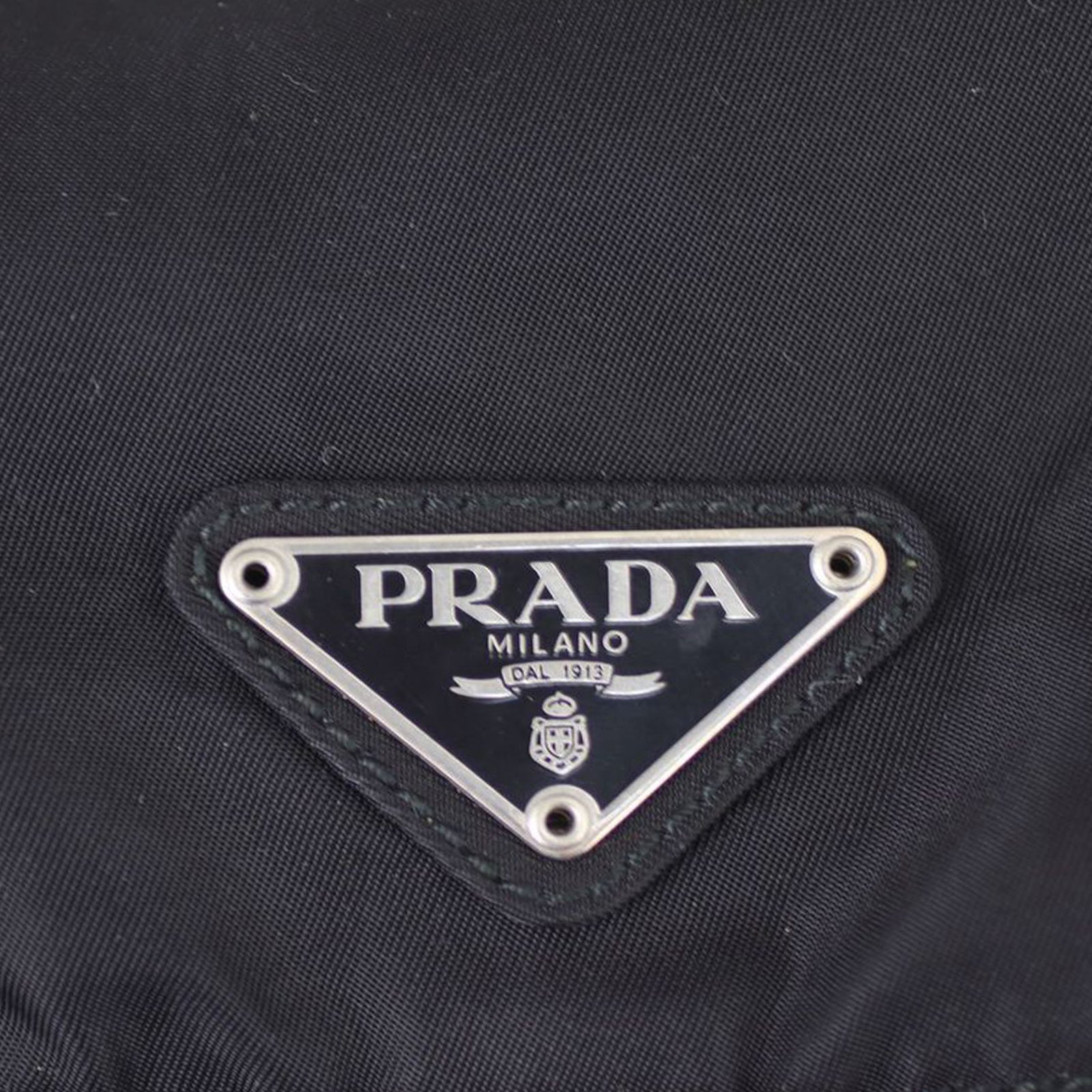Prada Tessuto Drawstring Backpack Hardware