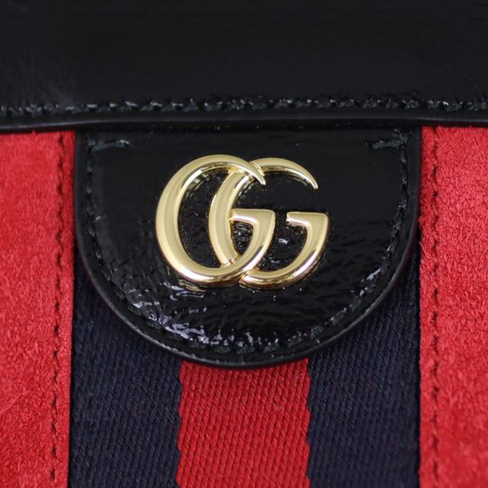 Gucci Ophidia Medium Suede Shoulder Bag Hardware
