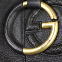 Gucci Twill Plait G Leather Hobo Hardware