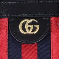 Gucci Ophidia Suede Tote Small Hardware