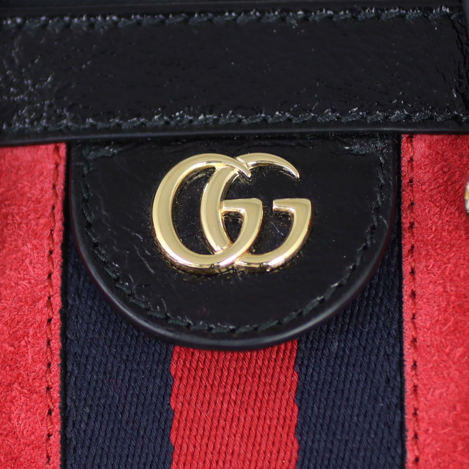 Gucci Ophidia Suede Tote Small Hardware