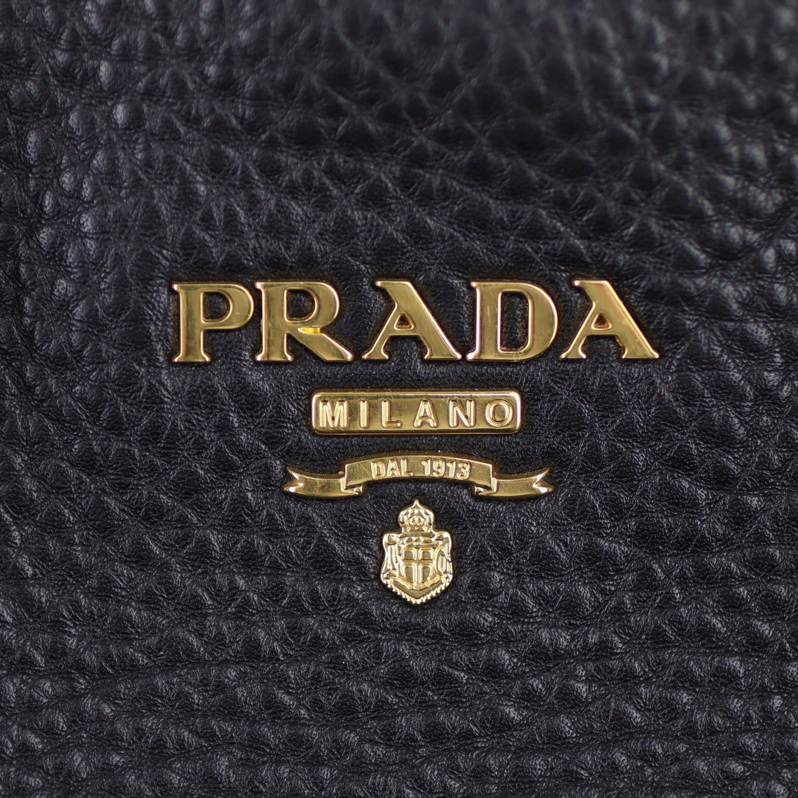 Prada Vitello Daino Zip Tote Bag Hardware
