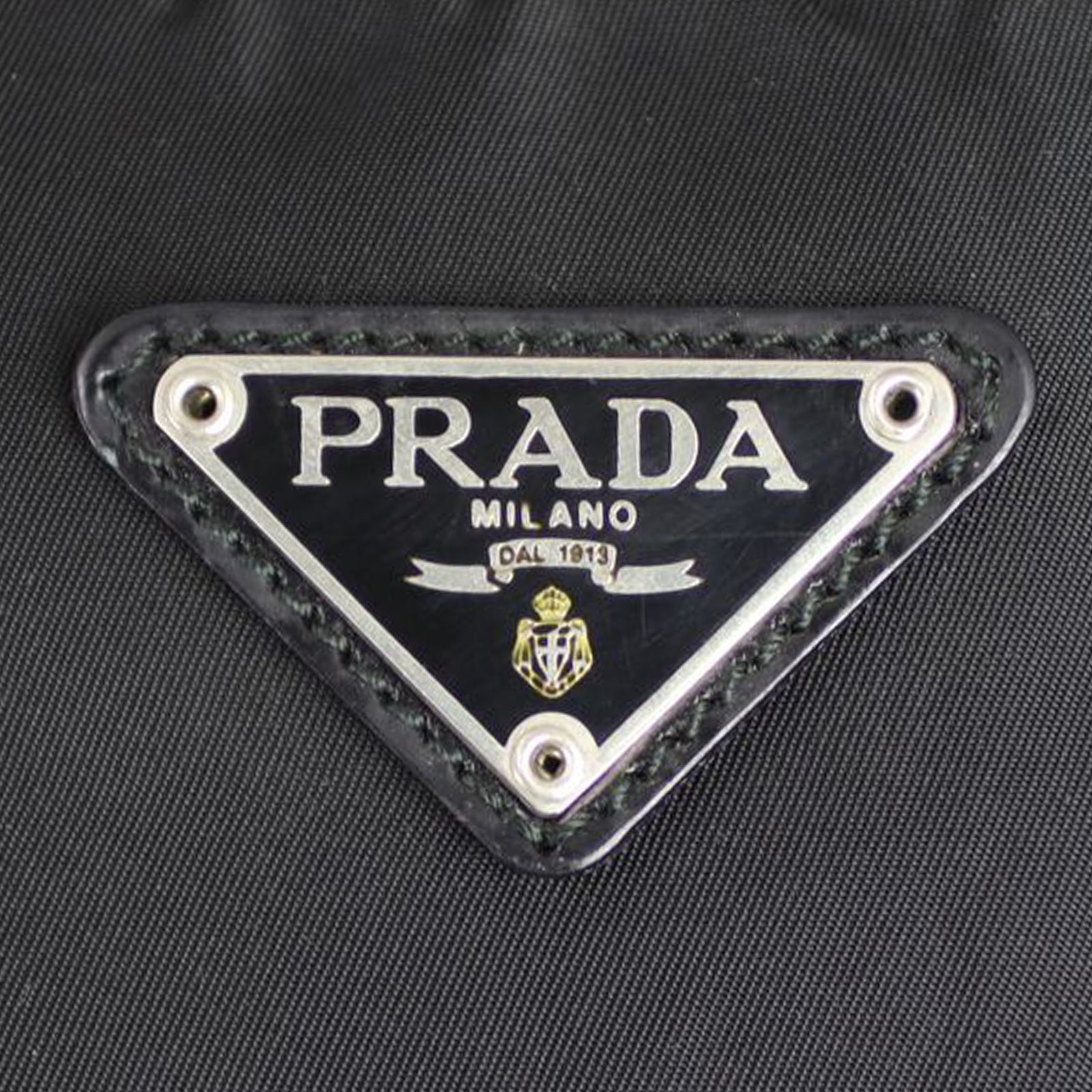 Prada Tessuto Drawstring Backpack Hardware