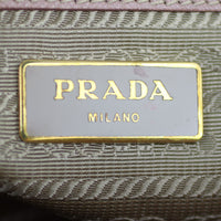 Prada Saffiano Lux Galleria Double Zip Tote Small Hardware