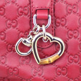 Gucci Heart-Bit Guccissima Satchel Hardware