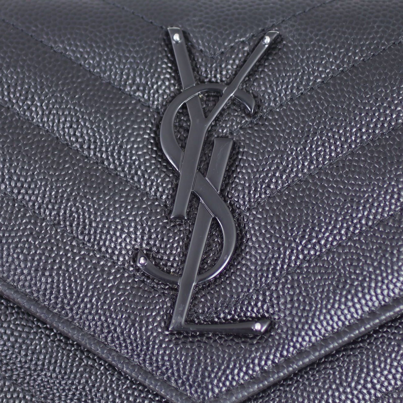 Saint Laurent Monogram Envelope Wallet Large Hardware