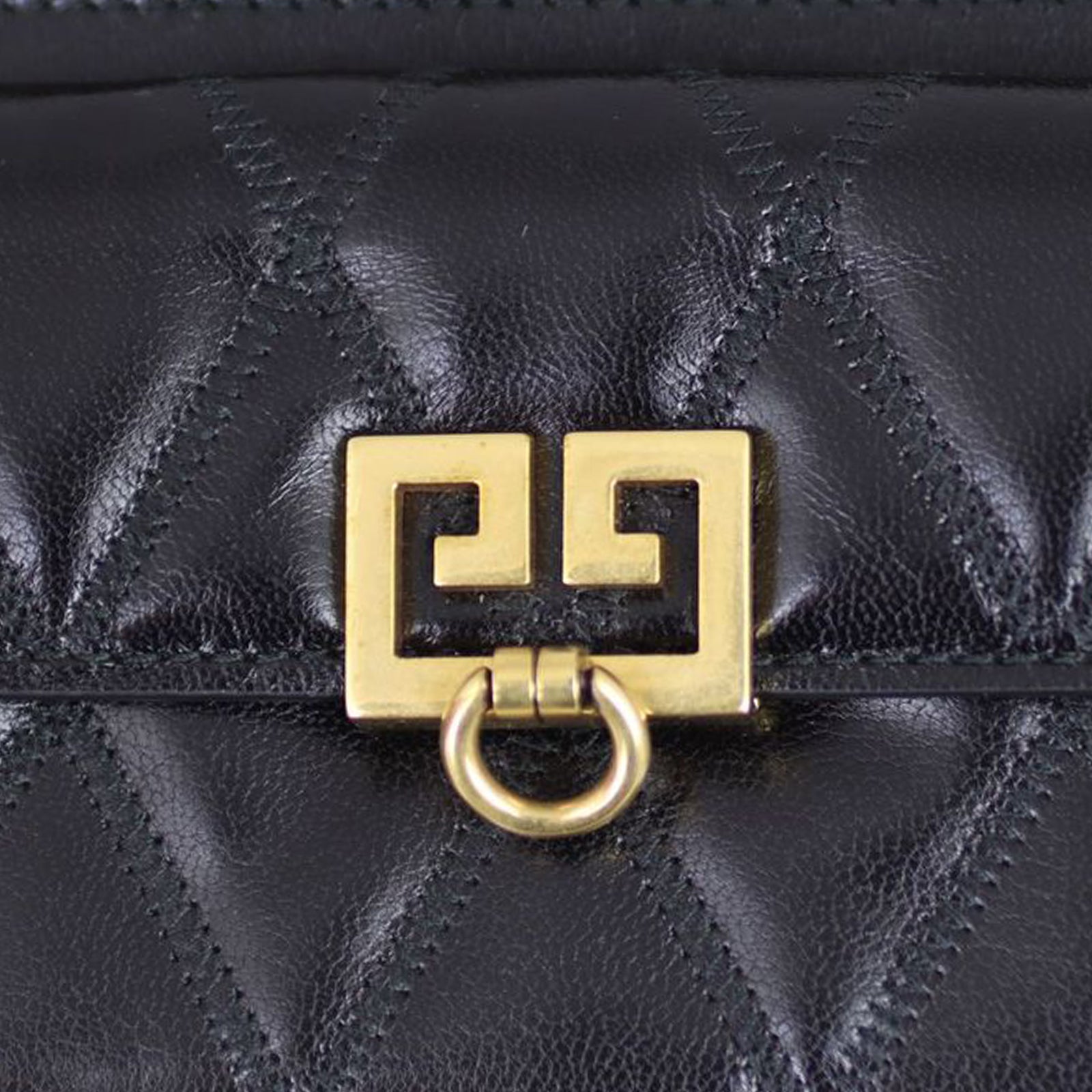 Givenchy Diamond Quilted Pocket Shoulder Bag Hardware