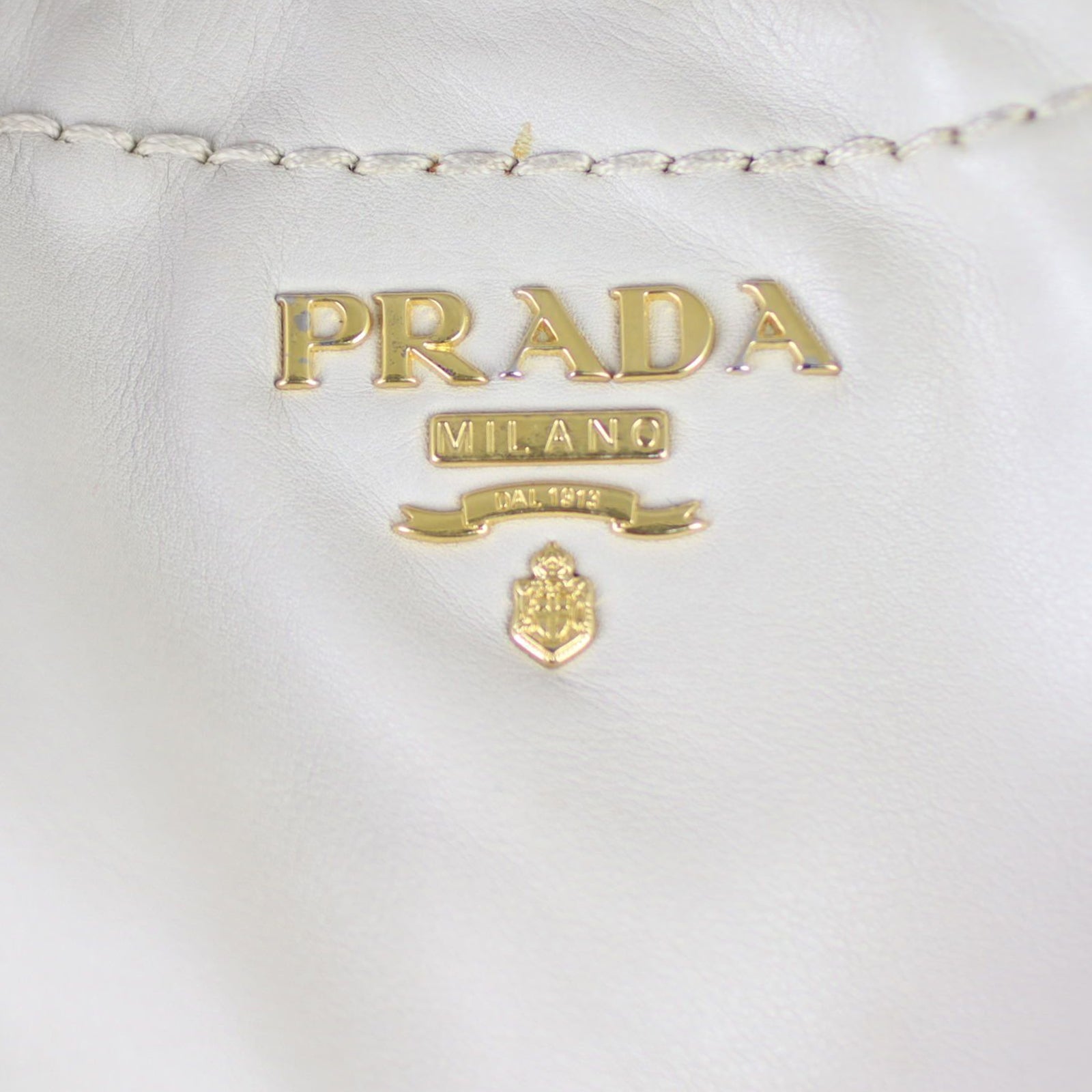 Prada Leather Hobo Hardware
