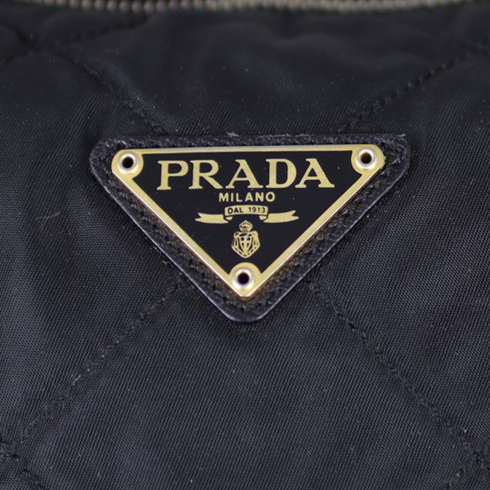 Prada Quilted Tessuto Chain Bag Hardware