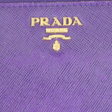 Prada Saffiano Zip Wallet Hardware