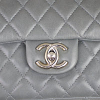 Chanel Classic Double Flap Medium (grey) Hardware