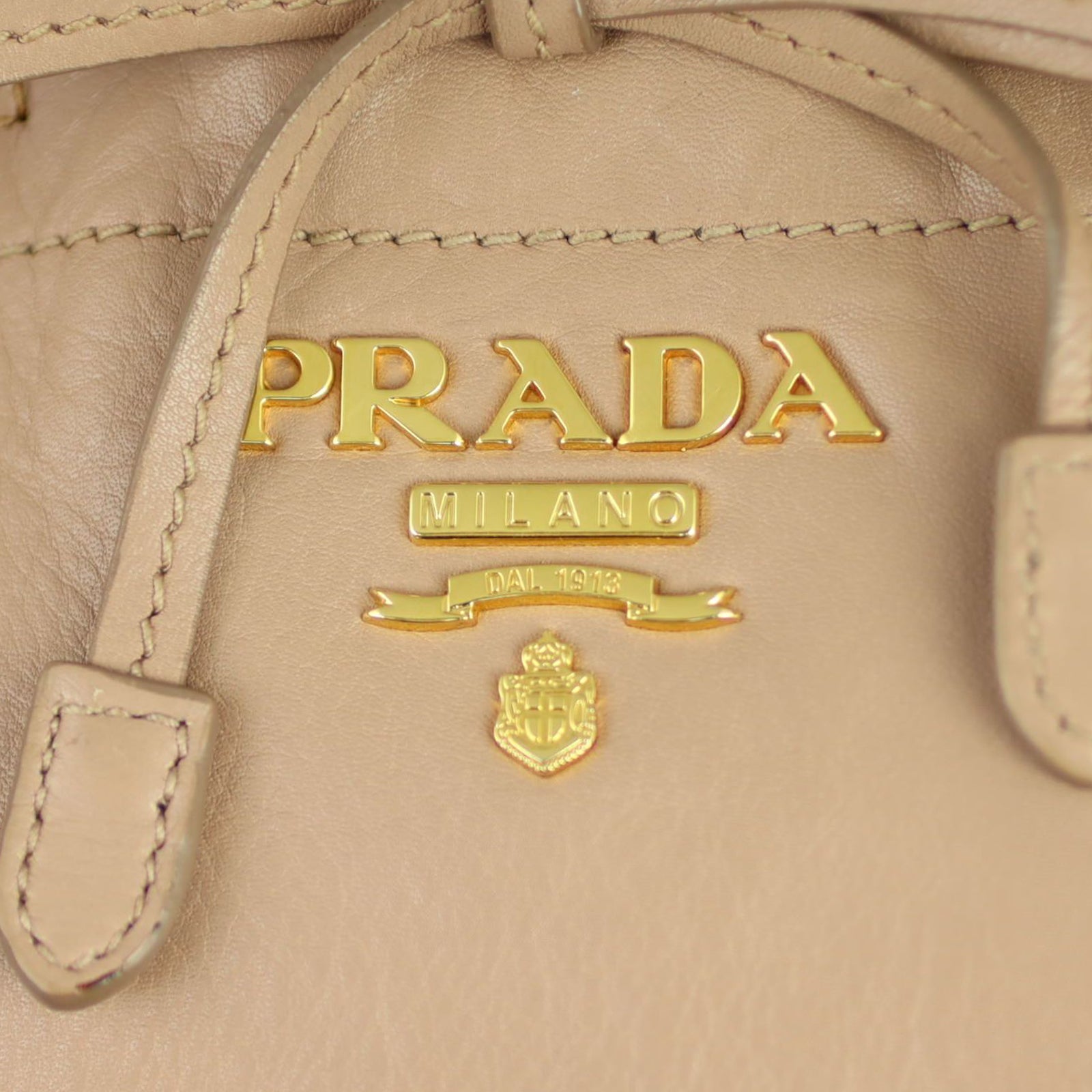 Prada Top Handle Crossbody Satchel Hardware