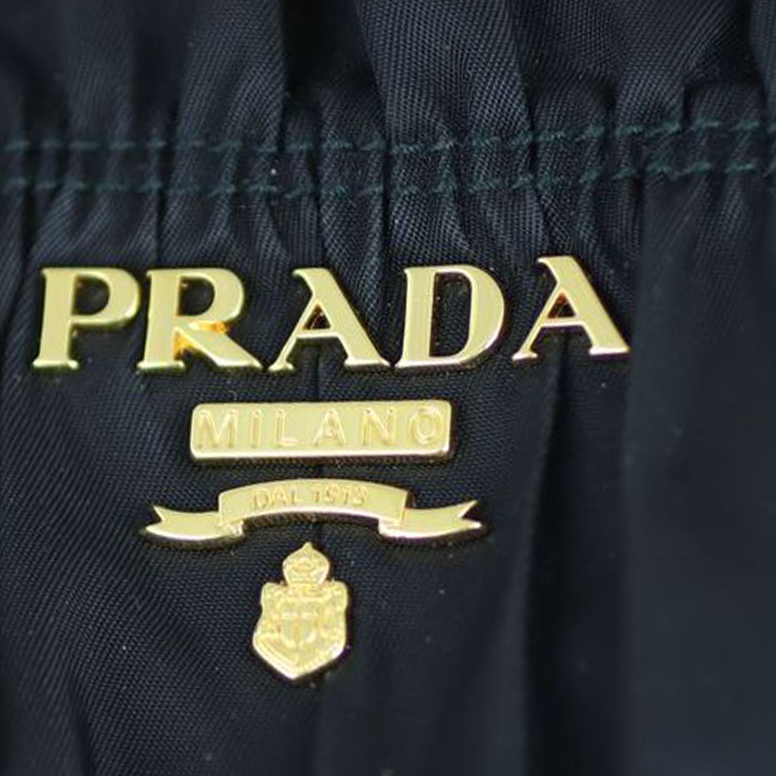 Prada Tessuto Gaufre Tote Hardware