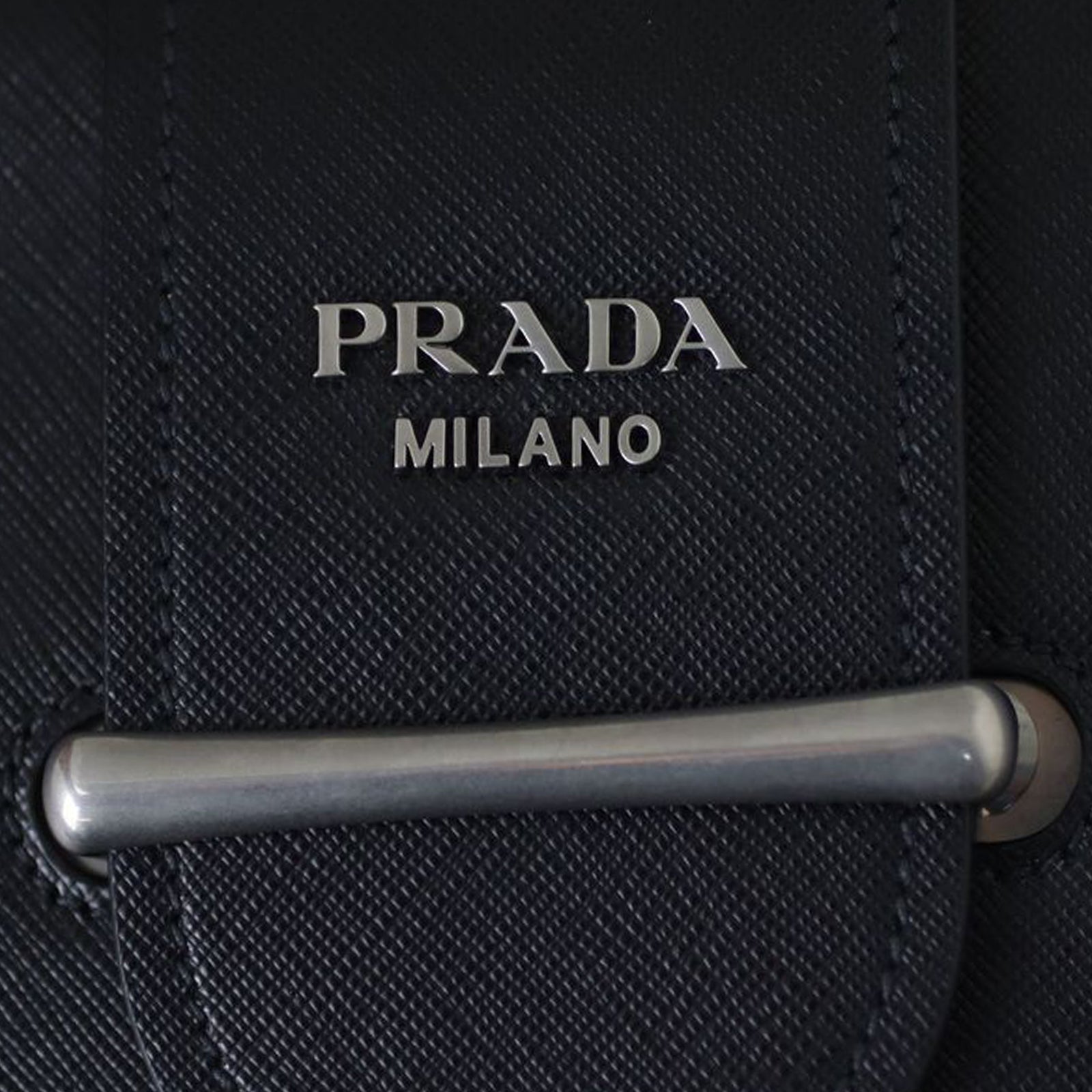 Prada Saffiano Sidonie Shoulder Bag Hardware