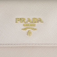 Prada Saffiano Large Travel Wallet Hardware