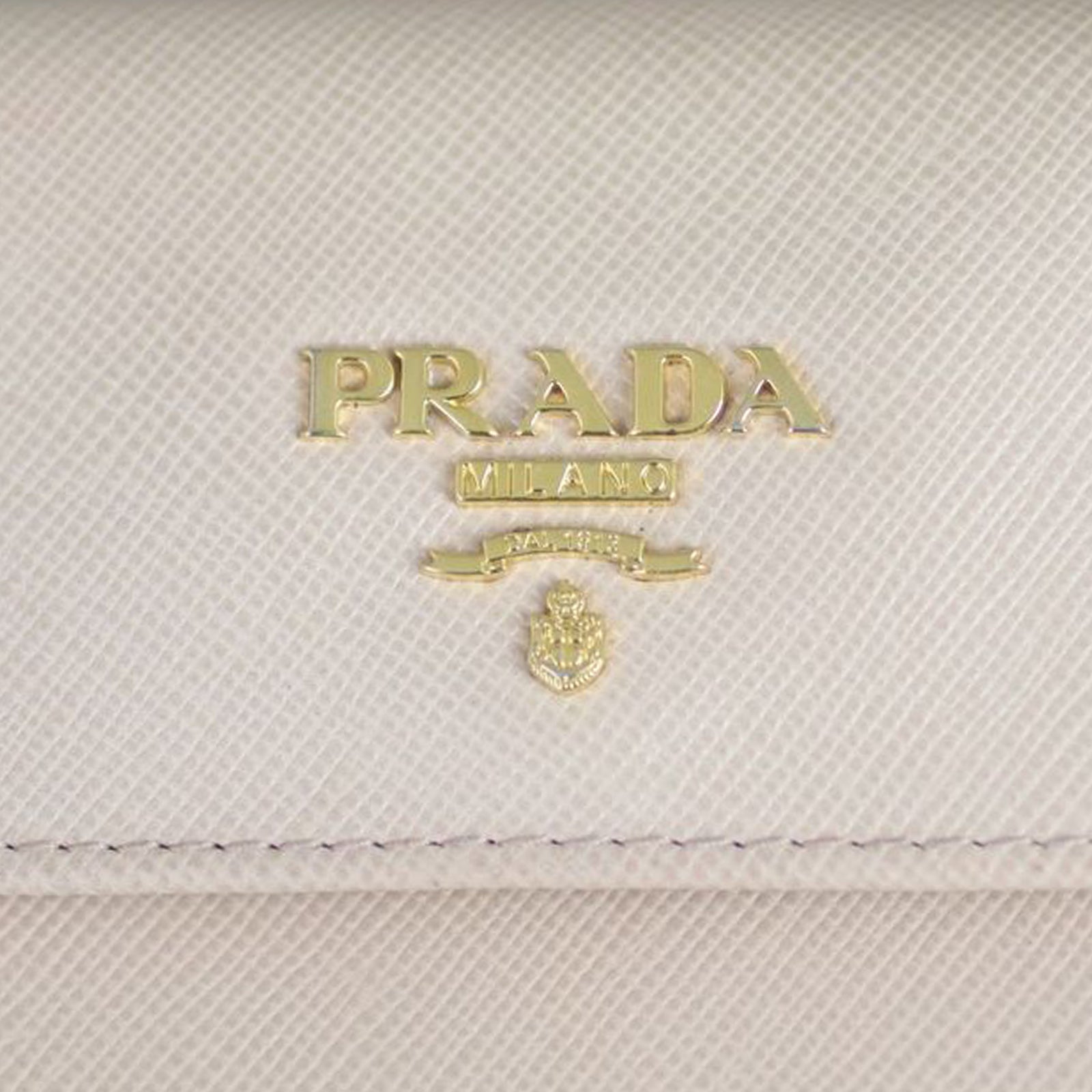 Prada Saffiano Large Travel Wallet Hardware