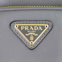 Prada Duet Leather Bucket Bag Hardware