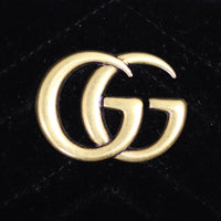 Gucci GG Marmont Matelasse Velvet Belt Bag Hardware