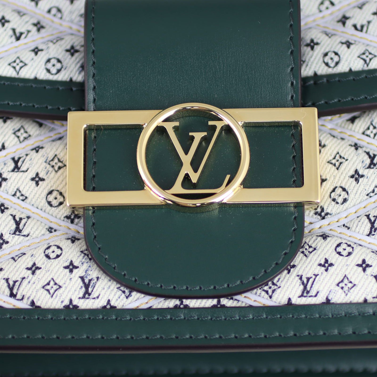 Louis Vuitton Mini Dauphine Denim Hardware