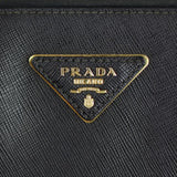 Prada Saffiano Lux Galleria Double Zip Tote Small Hardware