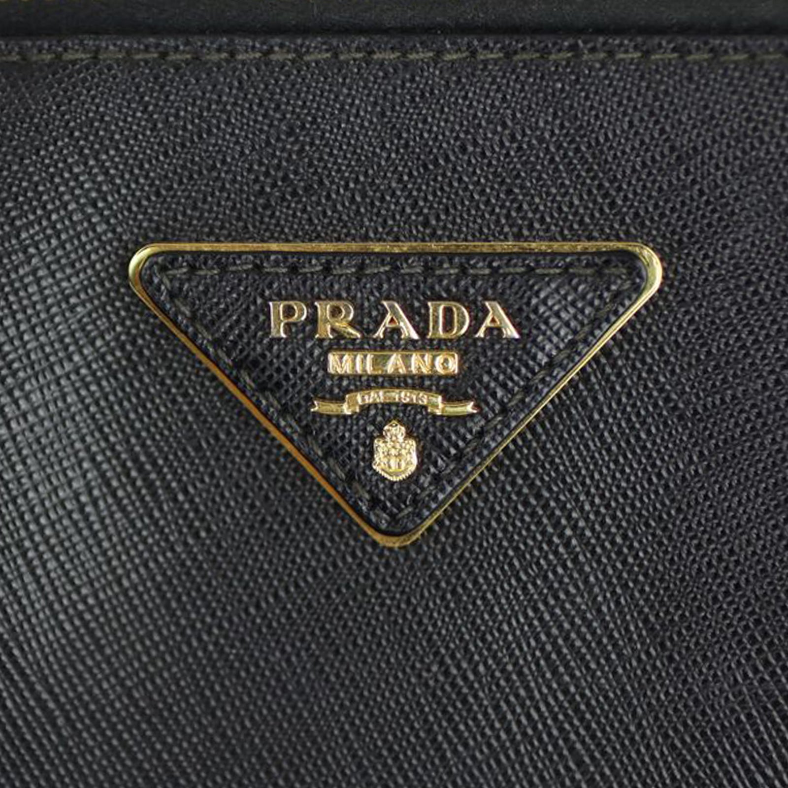Prada Saffiano Lux Galleria Double Zip Tote Small Hardware