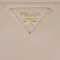 Prada Saffiano Zip Around Wallet Hardware
