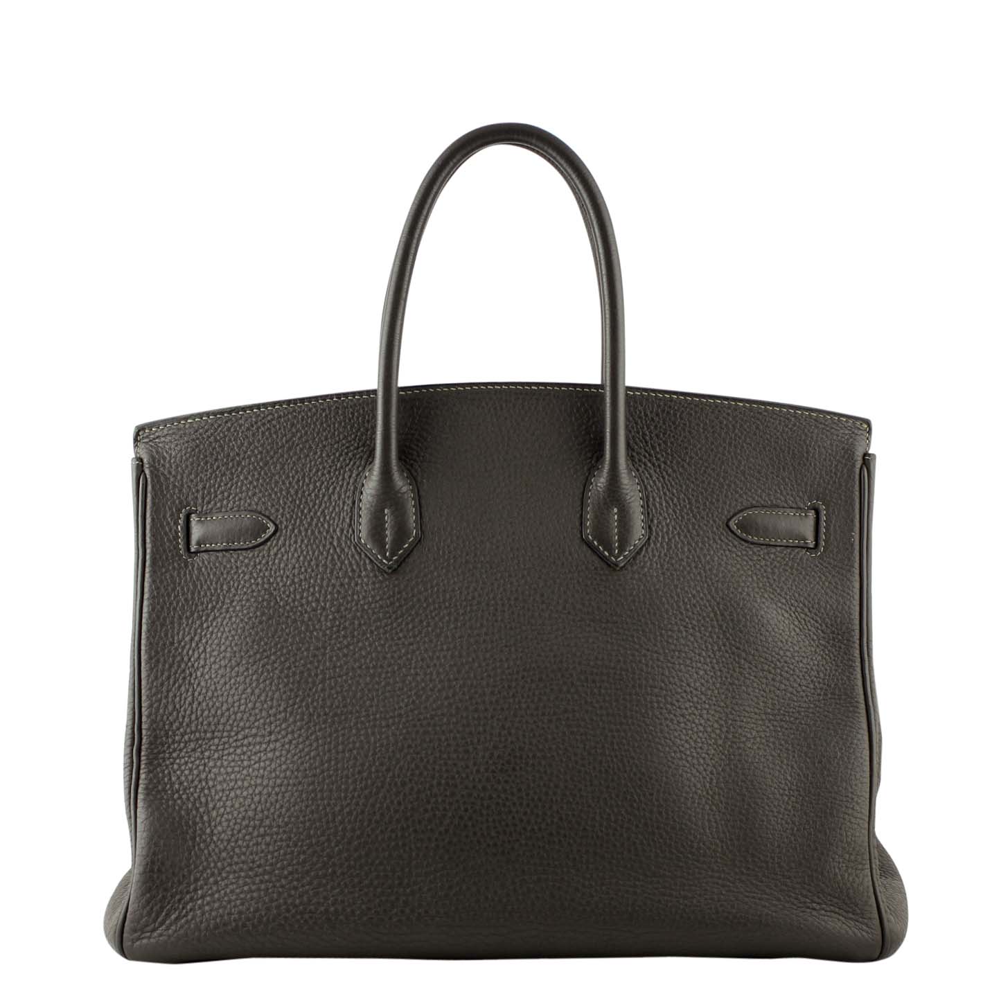 Hermes Birkin 35 Graphite Togo Back