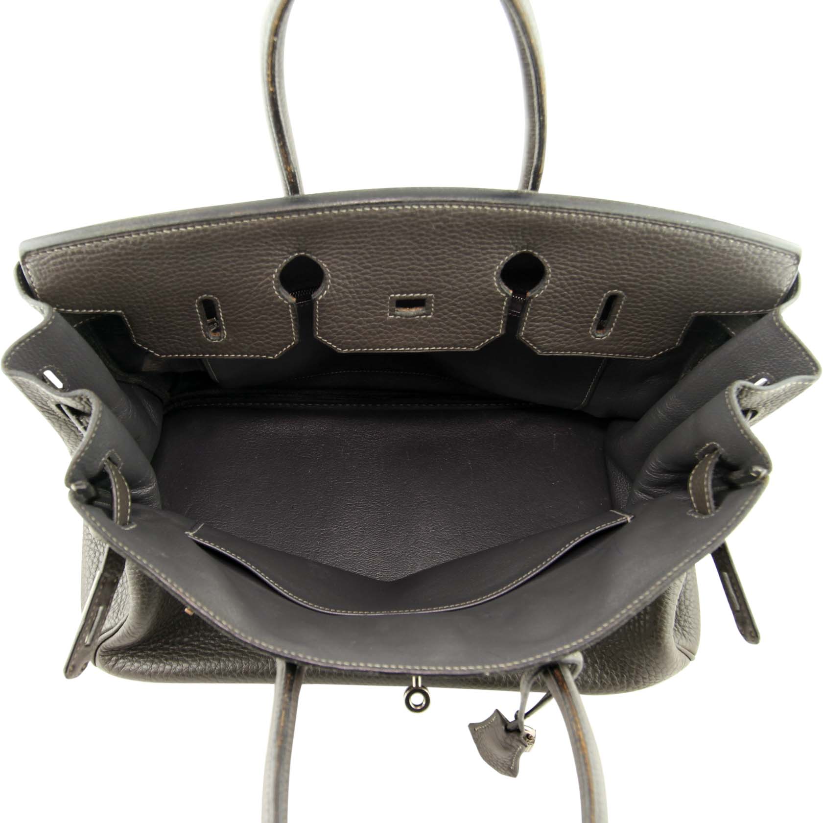 Hermes Birkin 35 Graphite Togo Inside
