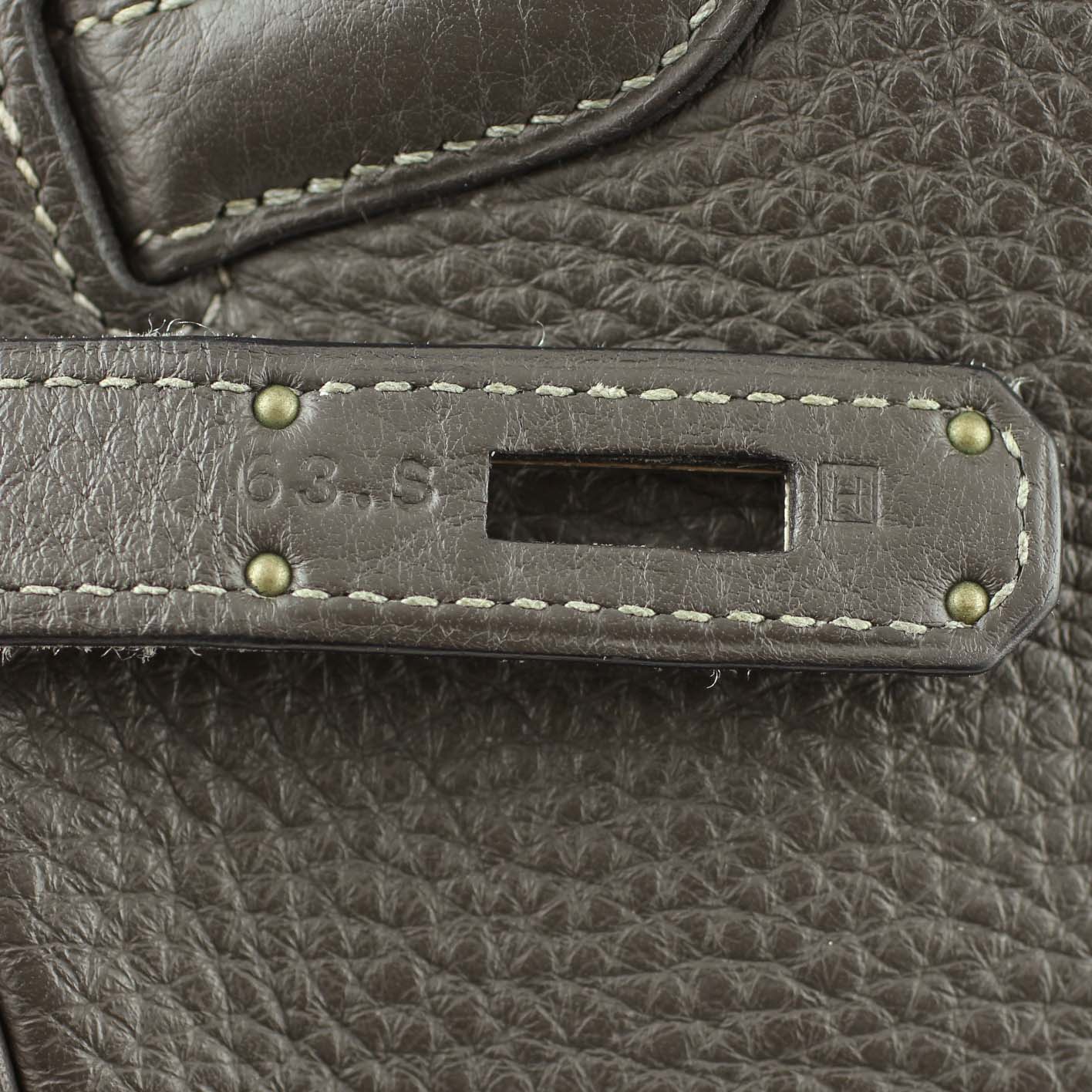 Hermes Birkin 35 Graphite Togo Stamp