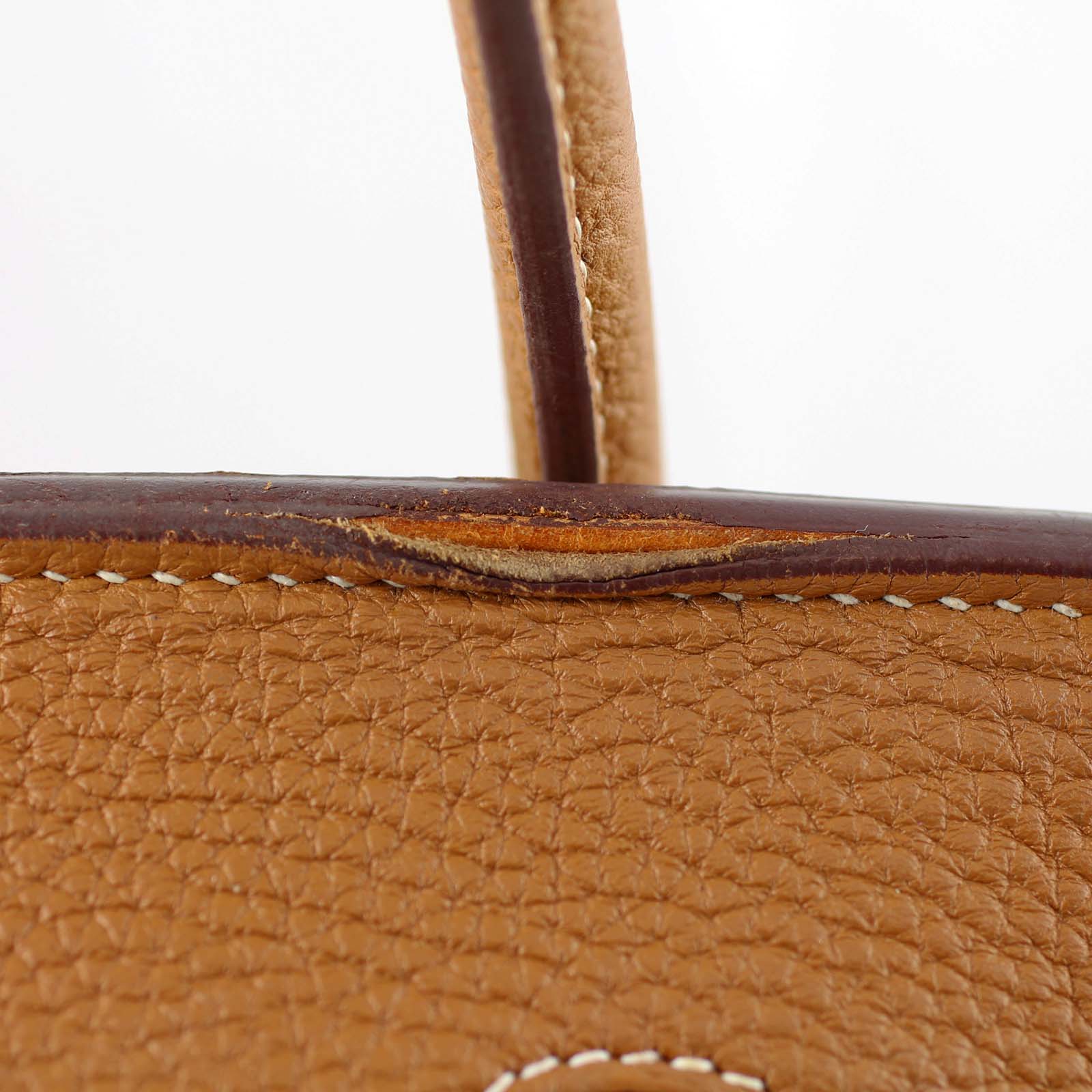 Hermes Birkin 35 Togo Glazing wear