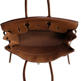 Hermes Birkin 35 inside