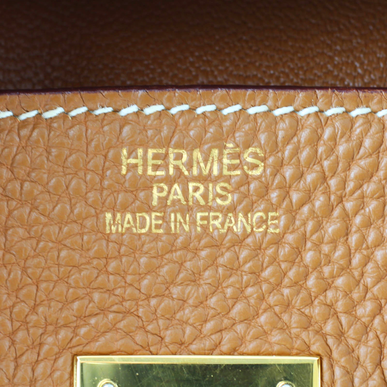 Hermes Birkin Togo 35 Stamp