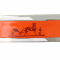 Hermes Caleche Narrow Bangle 65 Logo