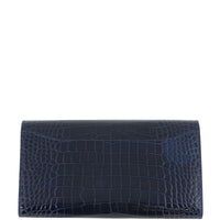 Hermes Constance Verso Long Wallet Alligator Back