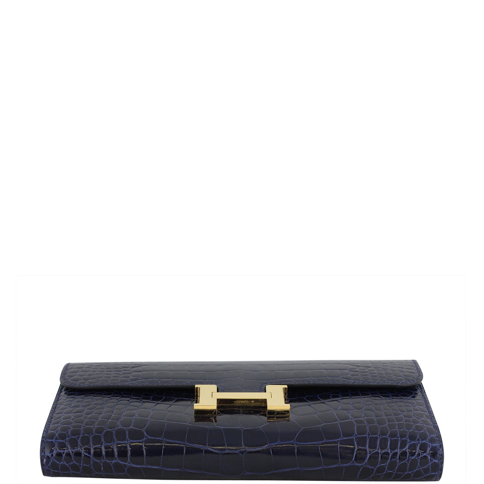 Hermes Constance Verso Long Wallet Alligator Base