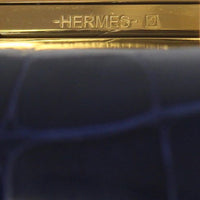 Hermes Constance Verso Long Wallet Alligator Hardware