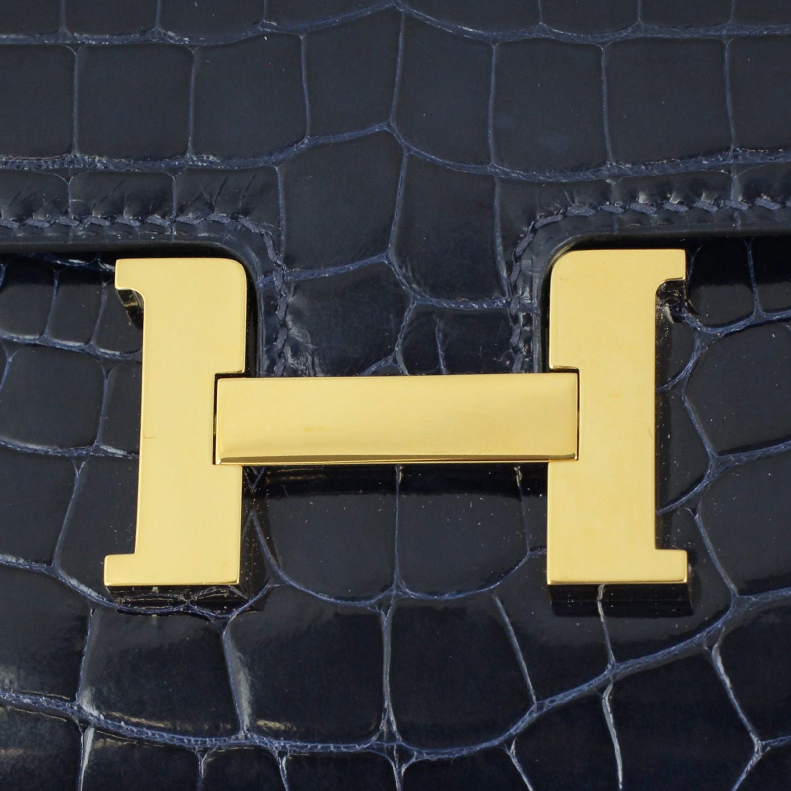 Hermes Constance Verso Long Wallet Alligator H