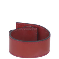 Hermes Dogon leather Cuff Bracelet Back