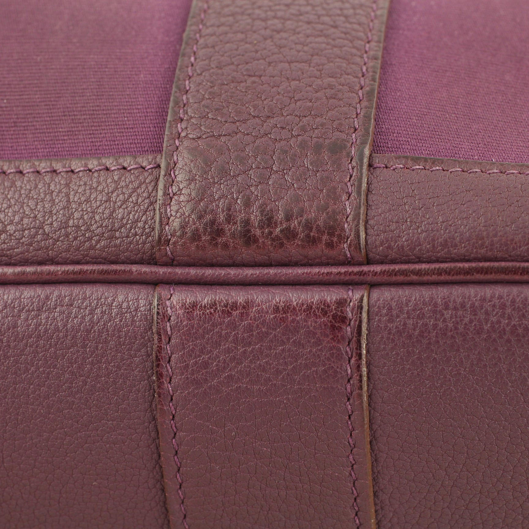 Hermes Garden Party 36 Bag Officier Canvas Flaw 3