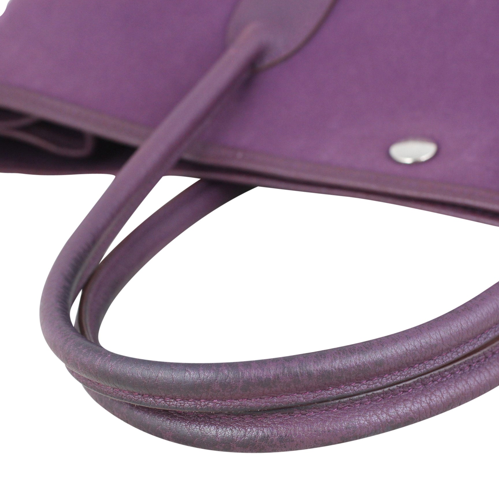 Hermes Garden Party 36 Bag Officier Canvas Handles